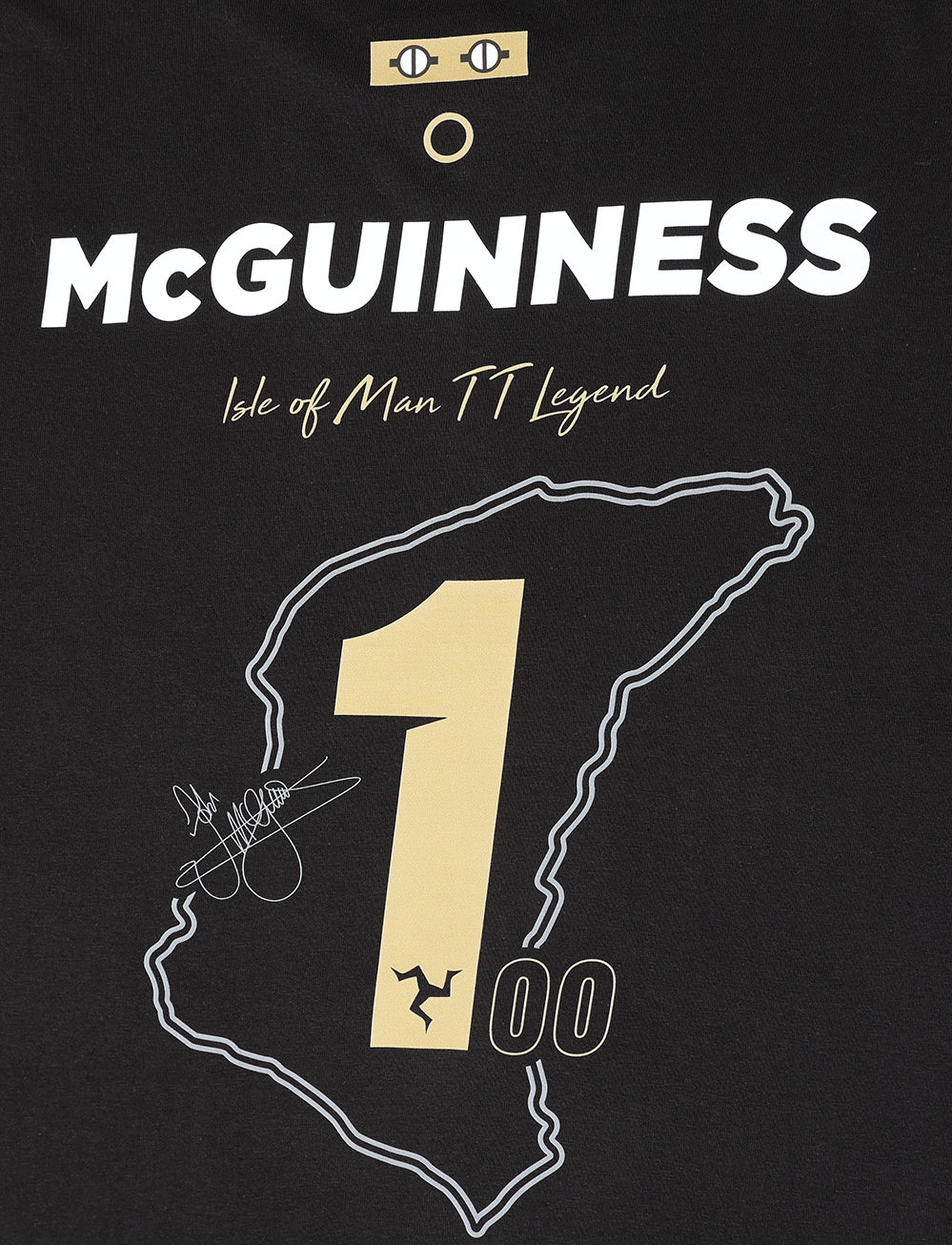John McGuinness Signature T-Shirt - Black